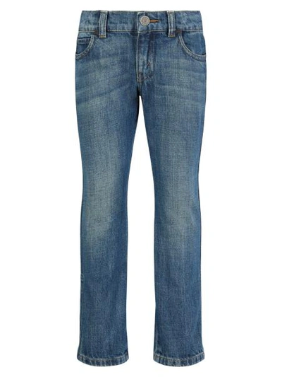Shop Gucci Kids Jeans For Boys In Blue
