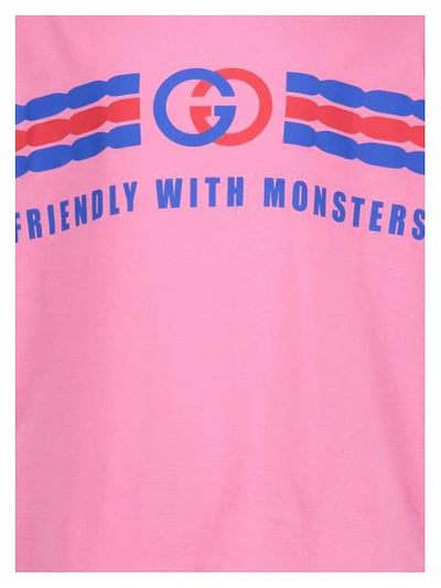 Shop Gucci Kids T-shirt For Boys In Pink