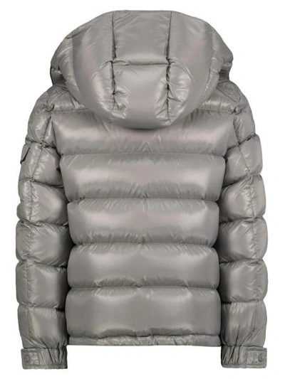 Shop Moncler Kids Down Jacket New Maya For Boys In Grey