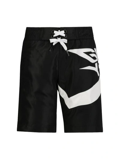 Shop Givenchy Kids Swim Shorts For Boys In Black