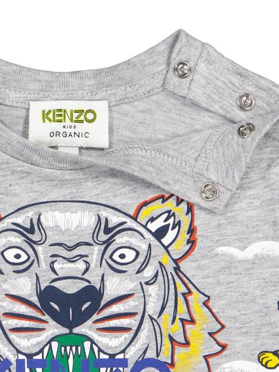 Shop Kenzo Long-sleeve For Boys In Grey