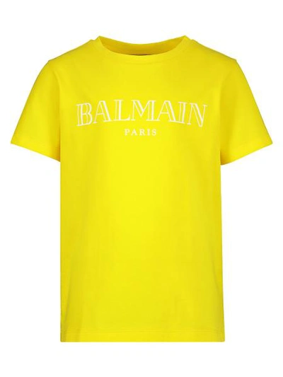 Shop Balmain Kids In Yellow