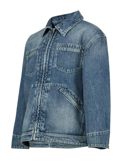 Shop Gucci Kids Jacket For Boys In Blue