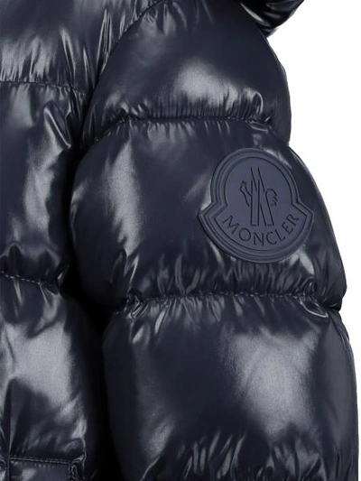 Shop Moncler Kids Down Jacket Berry For Boys In Blue