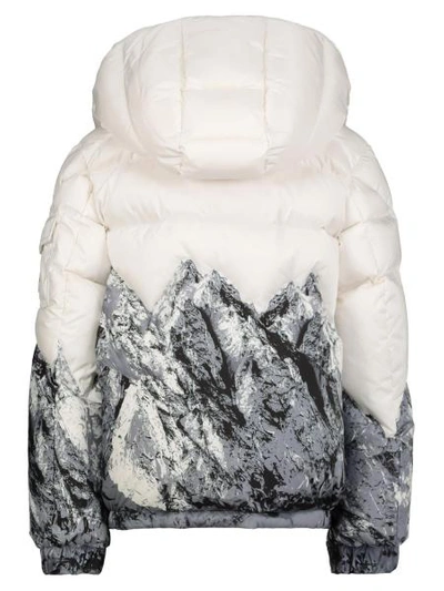 Shop Moncler Kids Down Jacket Vento For Boys In White