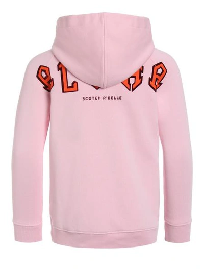 Shop Scotch & Soda Kids Hoodie For Girls In Pink