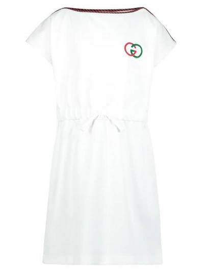Shop Gucci Kids Dress For Girls In White