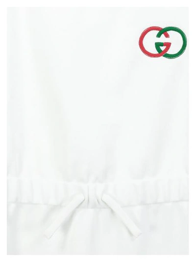 Shop Gucci Kids Dress For Girls In White