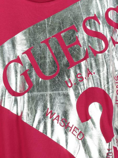 Shop Guess Kids T-shirt For Girls In Pink