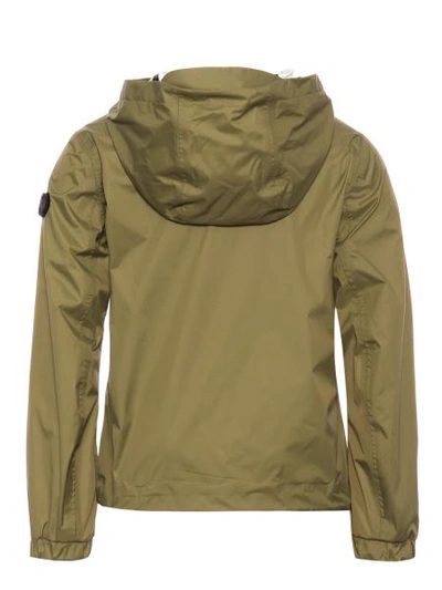 Shop Ai Riders On The Storm Kids Rain Jacket For Girls In Green