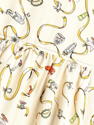 Shop Marni Kids Dress For Girls In Yellow