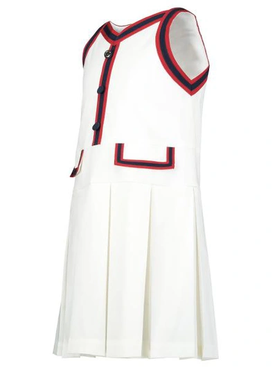 Shop Gucci Kids Dress For Girls In White