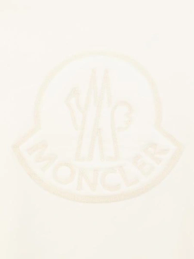 Shop Moncler Kids Sweatshirt For Girls In White