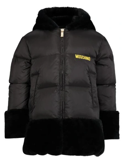 Shop Moschino Kids Jacket For Girls In Black