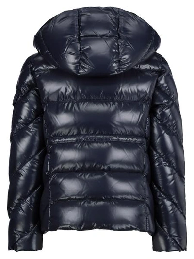 Shop Moncler Kids Down Jacket Brouel For Girls In Blue