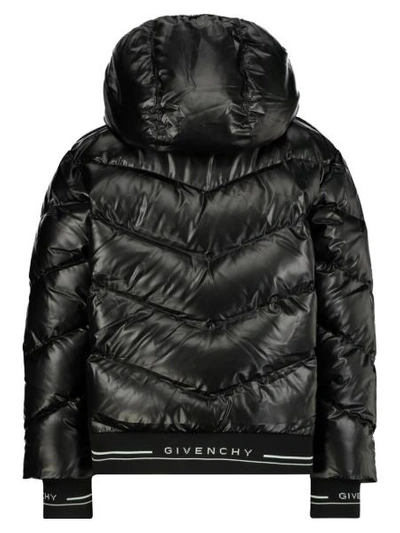 Shop Givenchy Kids Down Jacket For Girls In Black