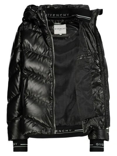 Shop Givenchy Kids Down Jacket For Girls In Black