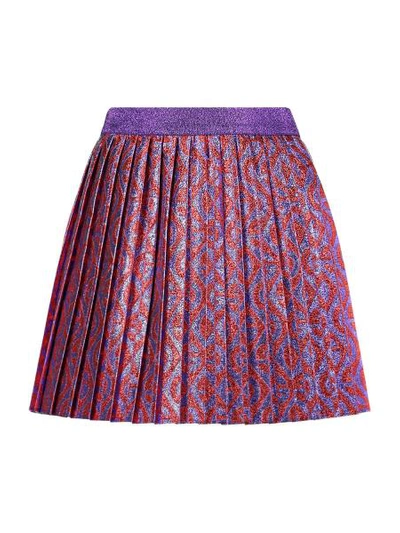 Shop Gucci Kids Skirt For Girls In Purple
