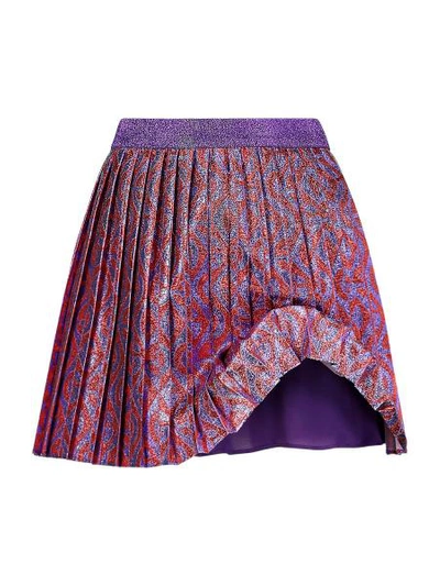 Shop Gucci Kids Skirt For Girls In Purple