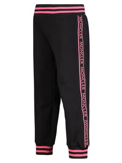 Shop Moncler Kids Jogging Suit For Girls In Black
