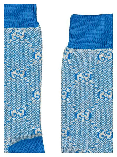 Shop Gucci Kids Socks For Girls In Blue
