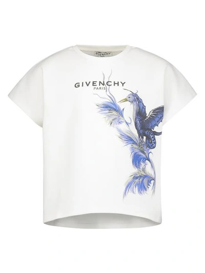 Shop Givenchy Kids T-shirt For Girls In White