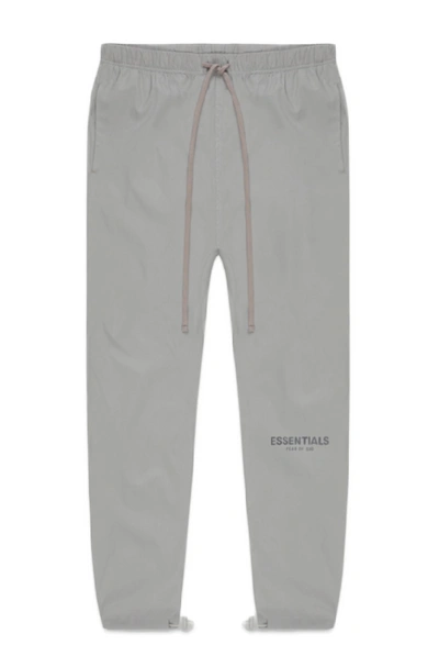 Pre-owned Fear Of God  Essentials Track Pants Silver Reflective