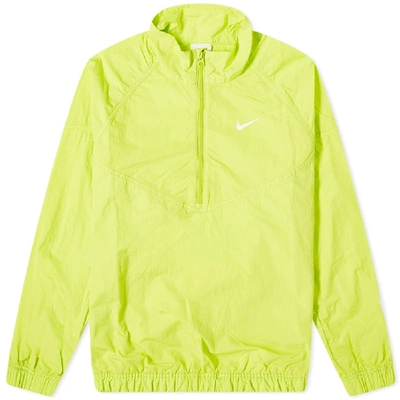 Shop Nike X Stussy Garment Dyed Windrunner In Green