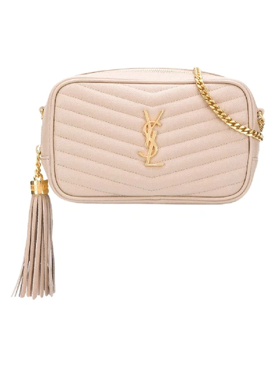 Shop Saint Laurent Lou Ysl Mini Bag, Dark Beige In Neutral