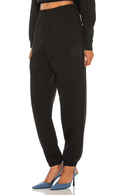 Shop Alexander Wang T Foundation Terry Classic Sweatpant In Black