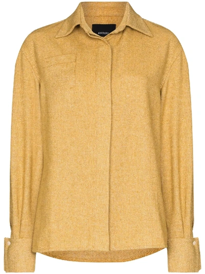 Shop Anouki Double-breasted Blazer Jacket In Neutrals