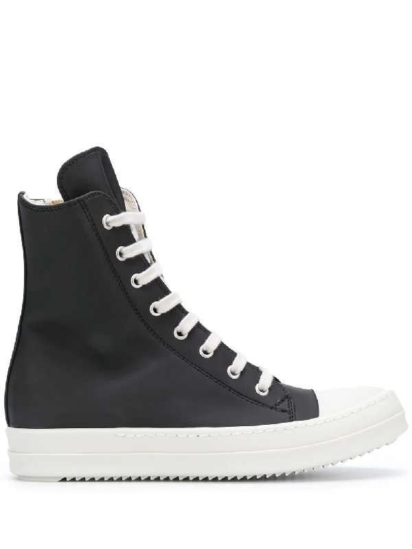 Rick Owens Drkshdw High-top Lace-up Sneakers In Black | ModeSens