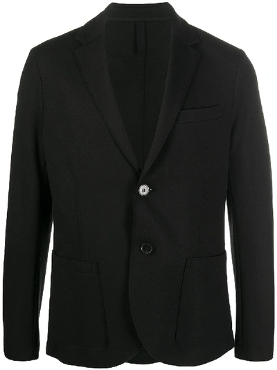Shop Harris Wharf London Single-breasted Fitted Blazer In Black