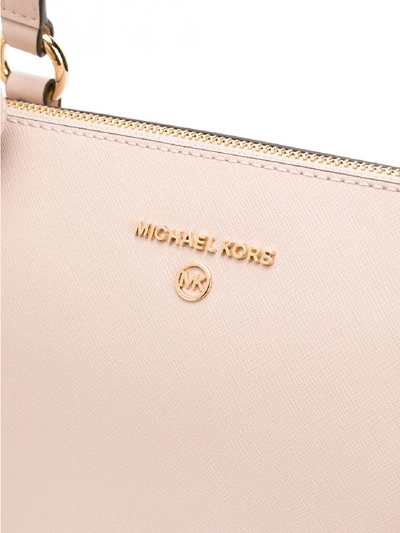 Shop Michael Michael Kors Nomad Leather Bag In Pink