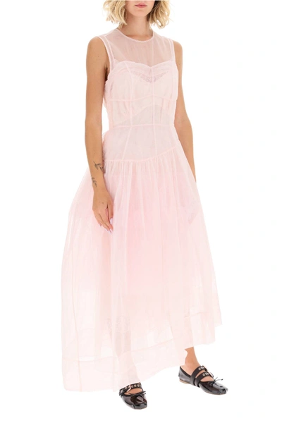 Shop Simone Rocha Corset Dress In Pink