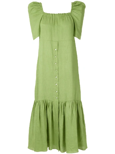 Shop Clube Bossa Zelana Midi Dress In Green