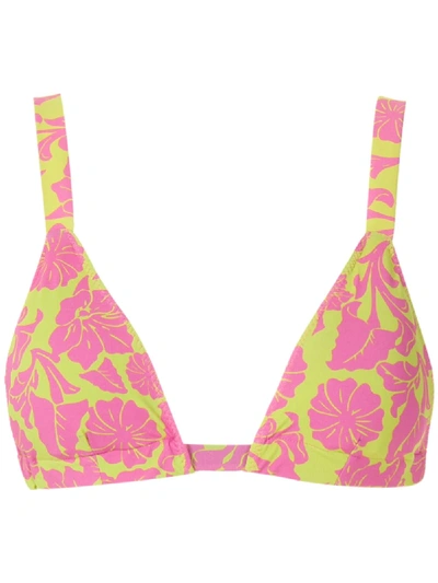 Shop Clube Bossa Paladina Bikini Top In Yellow