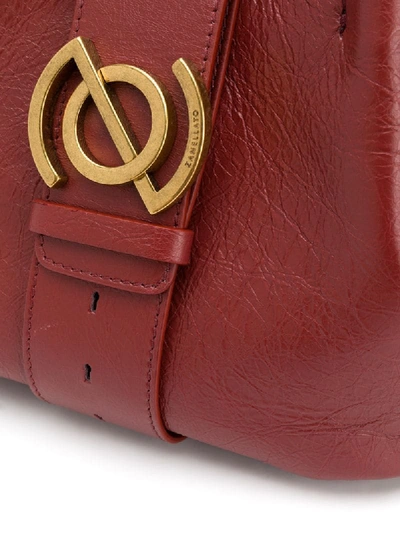 Shop Zanellato Leather Tote Bag With Gold Hardware In Red
