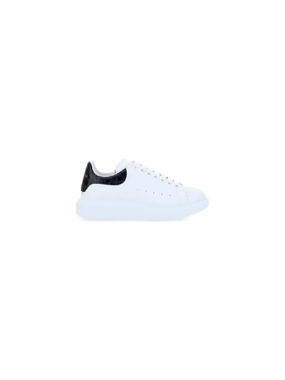 Shop Alexander Mcqueen Oversized Flatform Sneakers In White Black