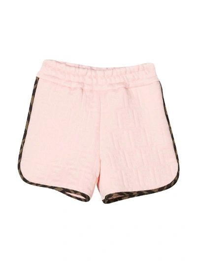 Shop Fendi Pink Shorts In Unica