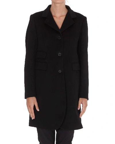 Shop Alberto Biani Coat In Black