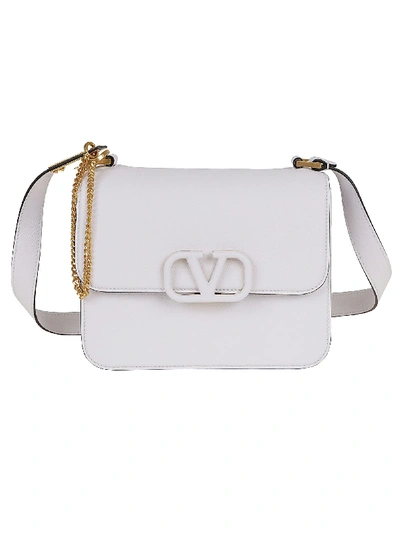 Shop Valentino Shoulder Bag Vsling In Bianco