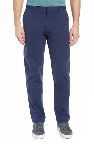 Shop Rhone Commuter Straight Fit Pants In Navy
