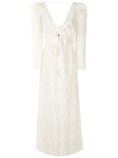 Shop Clube Bossa Darina Embroidered Dress In White