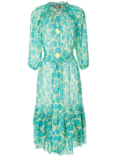 Shop Clube Bossa Valerie Midi Dress In Green