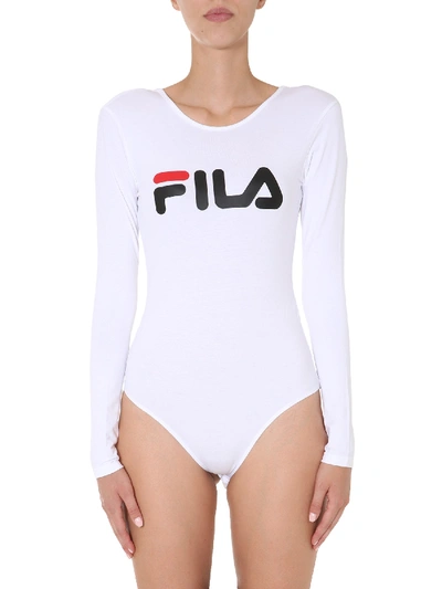 Shop Fila "yulia" Body Con In White