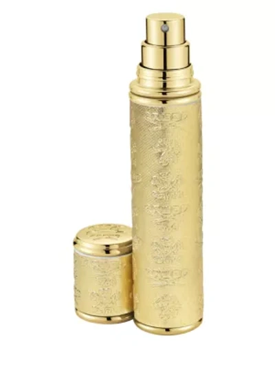 Shop Creed Gold With Gold Trim Leather Pocket Atomizer
