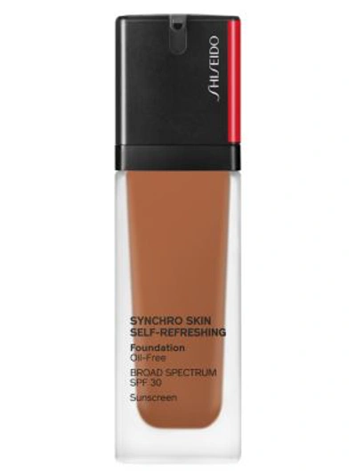Shop Shiseido Women's Synchro Skin Self-refreshing Liquid Foundation In 450 Copper