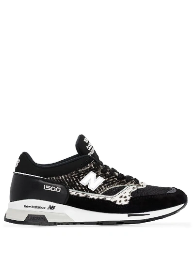 Shop New Balance M1500 Animal-print Sneakers In Black