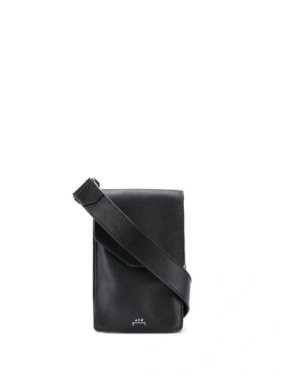 Shop A-cold-wall* Logo-print Small Shoulder Bag In Black